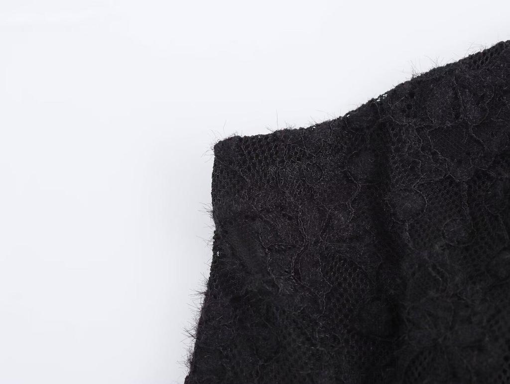 2025 Spring Stylish Women's European & American Lace Halter Backless Dress