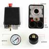 Air Compressor Pump Pressure Control Switch 990-120PSI Switch Control 220-380V Aluminum Alloy Bracket Easy to Assemble