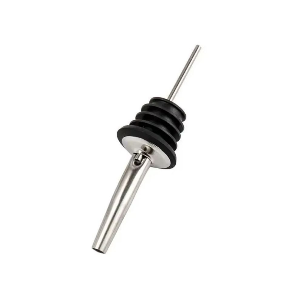 6/12Pcs Self-closing Liquor Pour Spouts Set Stainless Steel Bartender Bar Tools  Wine Accessories