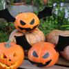 Halloween Bats Decoration DIY Pumpkin Inserts Easy Installation Reusable Metal Bats Creative Horror Decorations