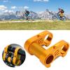 Folding Bike Handlebar 25.4MM Stem Aluminum Alloy Hollow SP8 Modified Double StemGold