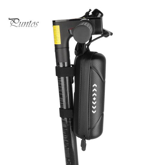 Multi-functional Cycling Storage Bag Electric Scooter Handlebar Non-slip Fixing Large Capacity Cylinder Organizer Bike Front with Waterproof Fastener