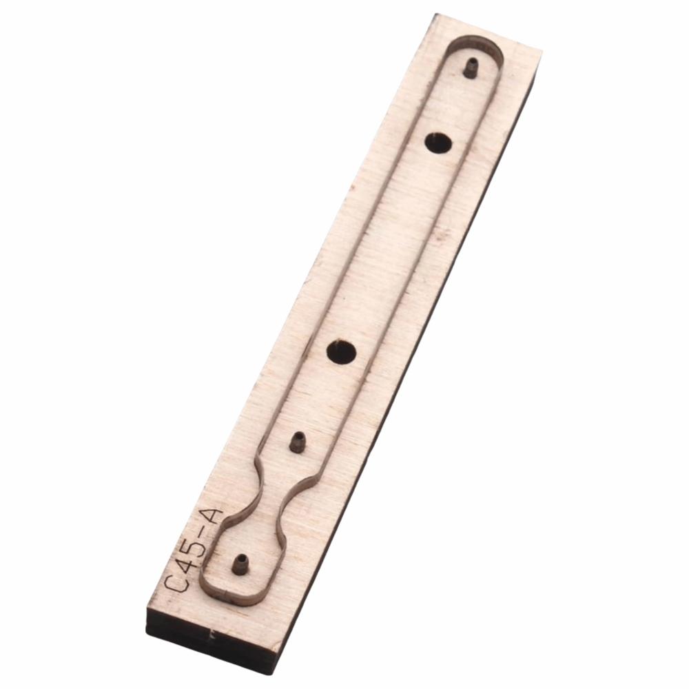 Wooden Die Leather Cutting Die Long Strip Design DIY Leather Tool Strap Cutting Die  For DIY Crafts