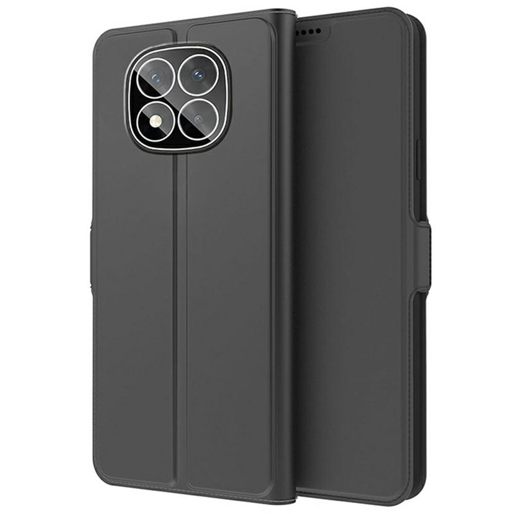

Чехол для Xiaomi Redmi Note 14 Pro 5G/Poco X7 5G, противоударный ТПУ внутренний корпус, кожаная крышка для телефона, слот для карт A