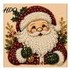 Kit Ornamento Casa Invernale Kit Pittura Perle Finte di Natale Arte 3D Fai da Te con Cornice Perline Artigianato per Adulti Principianti Decorazione Murale Festiva