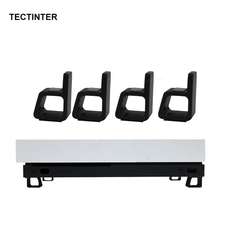 

4 шт. охлаждающие ножки для Xbox One S/X, игровая консоль, горизонтальная версия, увеличивающий кронштейн, охлаждающие ножки, настольная подставка