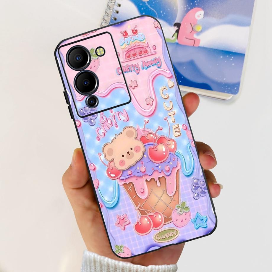 For Infinix Note 12 G96 Note 12 Pro 4G 5G Note12 2023 X671 Case Fashion Soft TPU Silicone Back Cover Coque Luxury Painting Funda