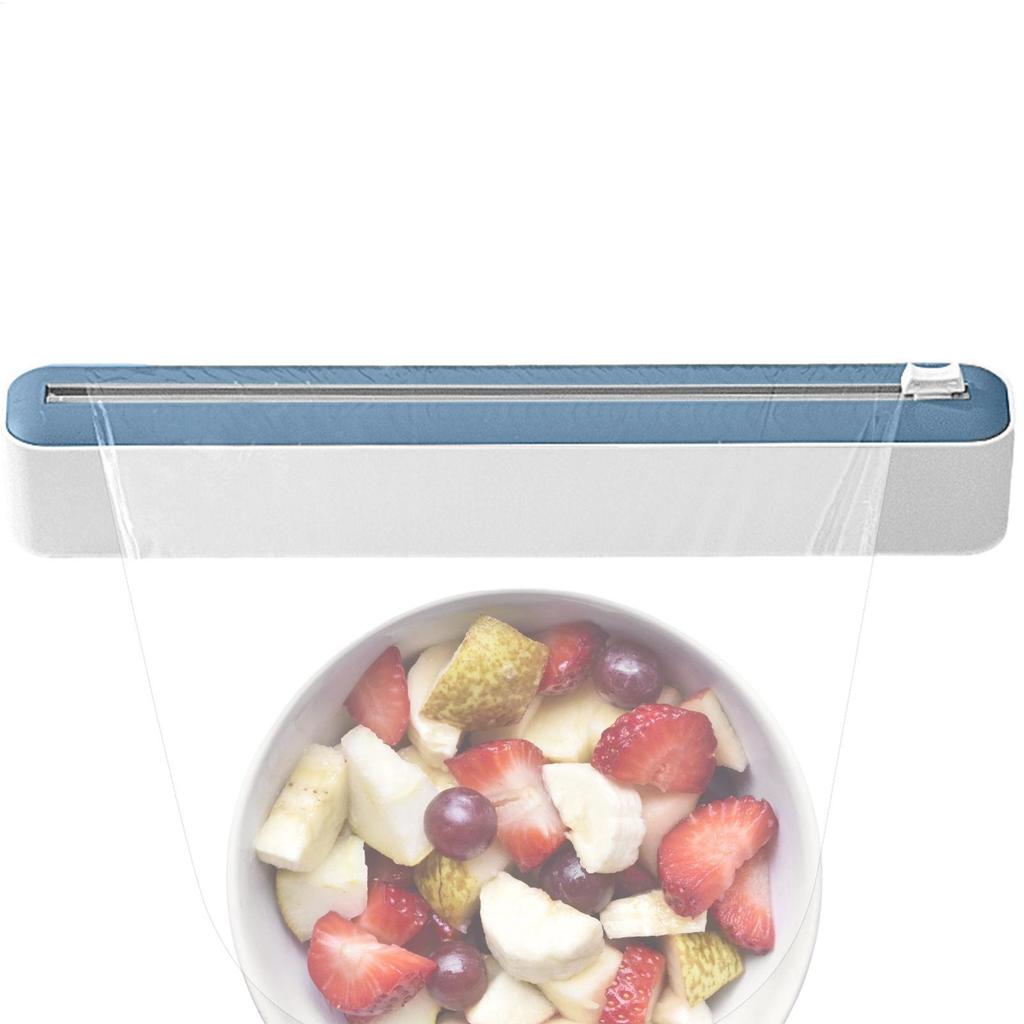 Dyspenser do folii z obcinarką Obcinarka do folii aluminiowej do pakowania żywności Kuchenne ręczne pudełko do cięcia Szybkie dozowanie folii stretch