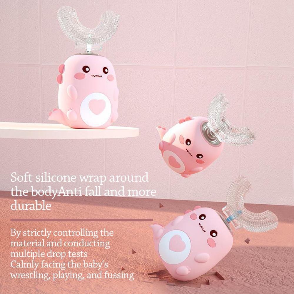 2-6 Years U-shaped Sonic Cleaning Toothbrush Baby Toothbrush  Toothbrushing Tools