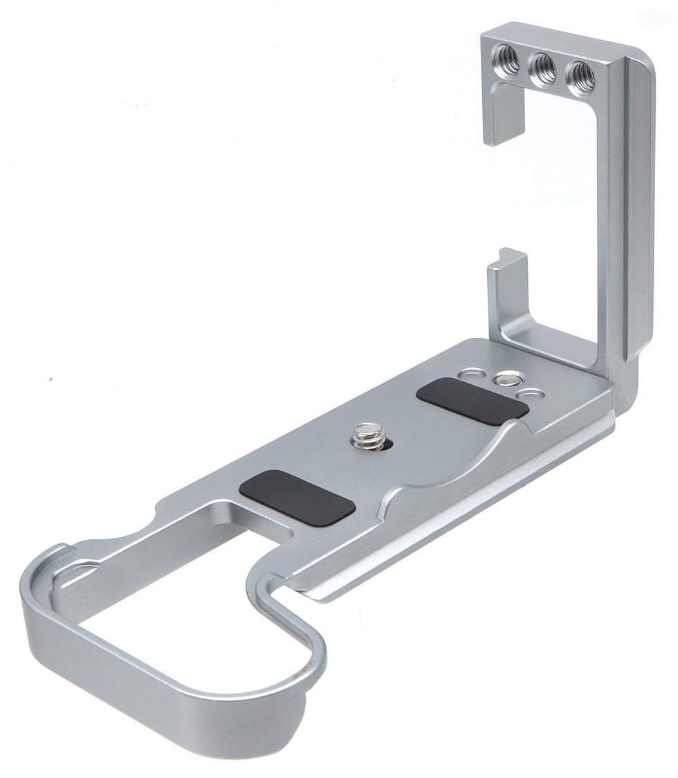

INPON L-shaped quick release bracket for Canon EOS R10, Arca-Swiss compatible, 1/4 screw and hex wrench included, gray