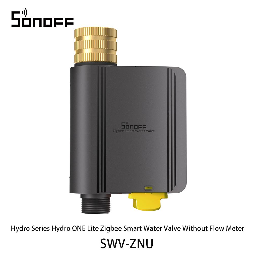 SONOFF SWV-ZNE Hydro Series Hydro ONE Lite Zigbee Smart Water Valve Without Flow Meter Dual Communication Modes Flexible Control SWV-ZNU