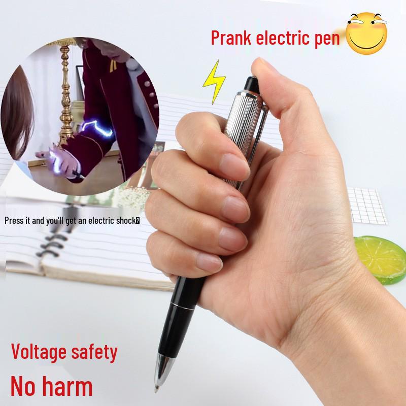 Quirky Prank Toys: Durable Electric Shock Pen & Chewing Gum for Back-to-School Gags