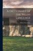The A Dictionary of the Welsh Language Book