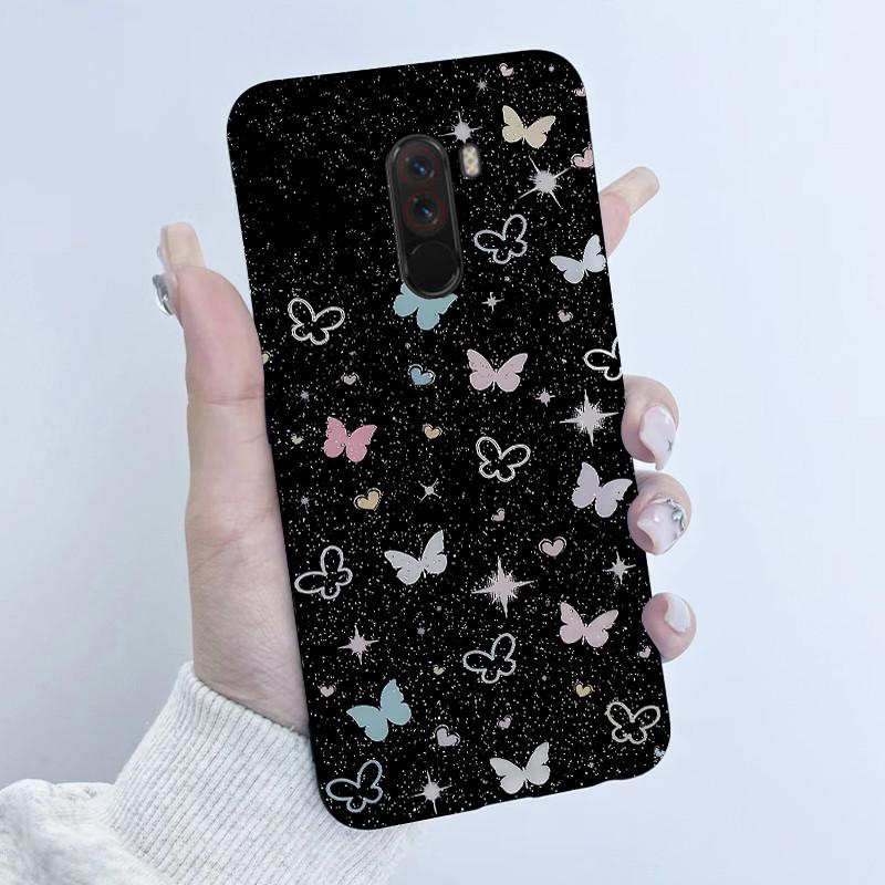 For Pocophone F1 Case Cute Cartoon Panda TPU Soft Silicone Phone Case For Xiaomi Pocophone F1 Back Cover PocoF1 Poco F 1 Fundas