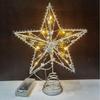 Yuzhu Line Tree Top Star Christmas Tree and Window Decorations