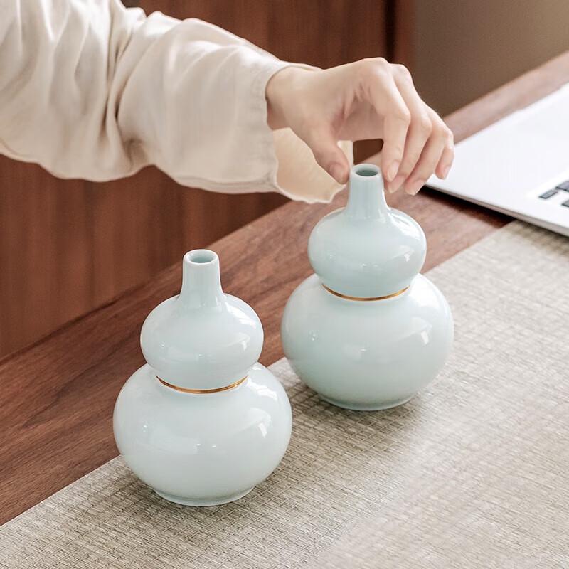 Bafangli Fu Lu Shuang Quan Ceramic Tea Caddy Set