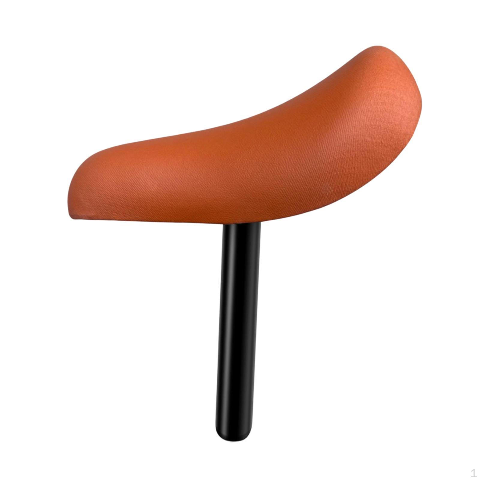 

Детское велосипедное седло, балансировочное сиденье со стойкой, простая установка, универсальная эргономичная замена детали коричневый