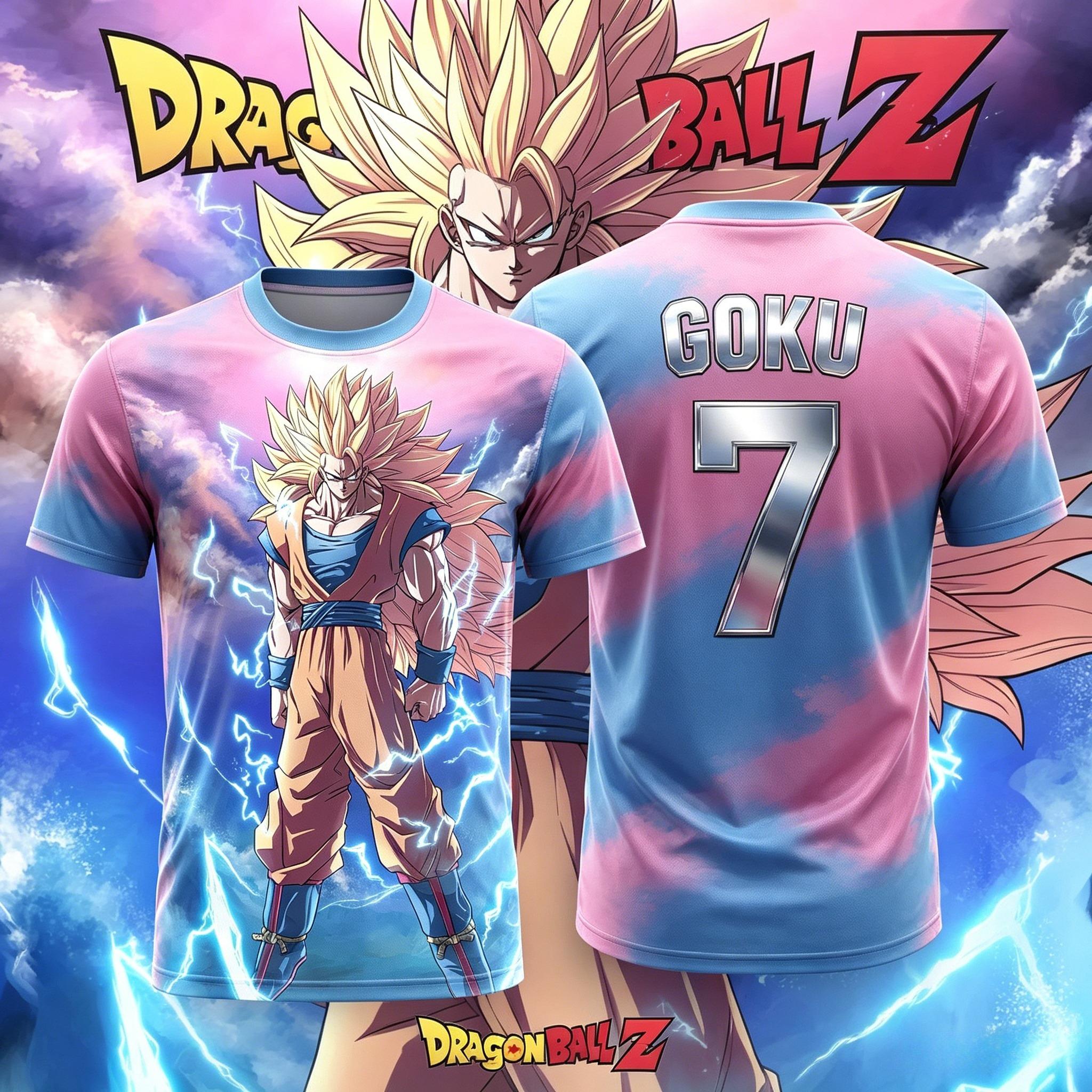 Adult Men s NO.10/7 Goku Black 3D Printed Football Jersey T-Shirt Kids Anime T-Shirt Special Kids Jersey Breathable Y2k 4XL