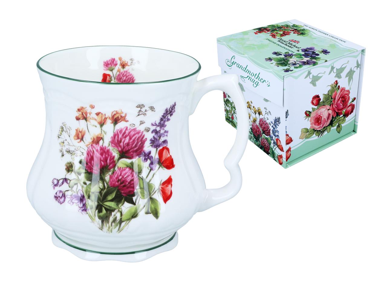 Kubek Babuni Koniczyna Ceramiczny Prezent Zdobiony