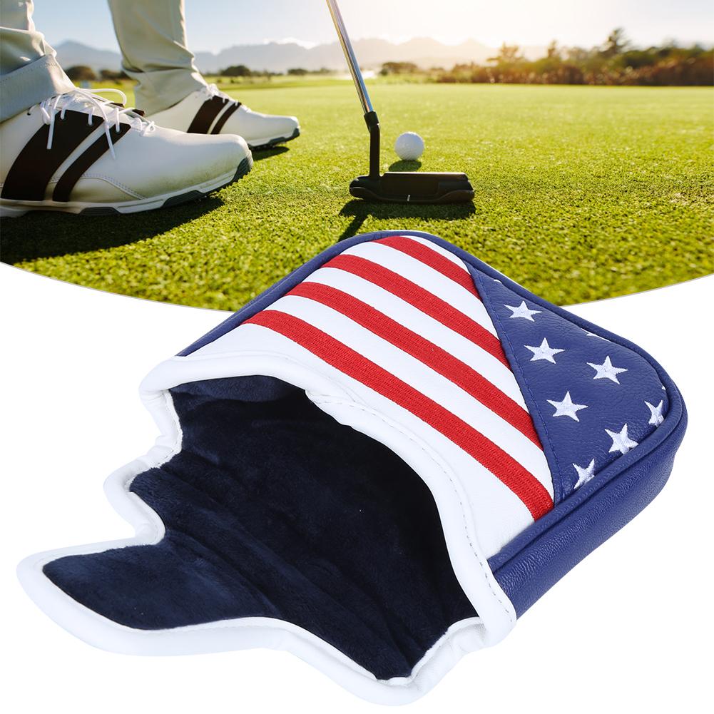 Golf Putter Magnetic Protection Covers Waterproof Headcover with Embroidery Pattern Accessorylarge