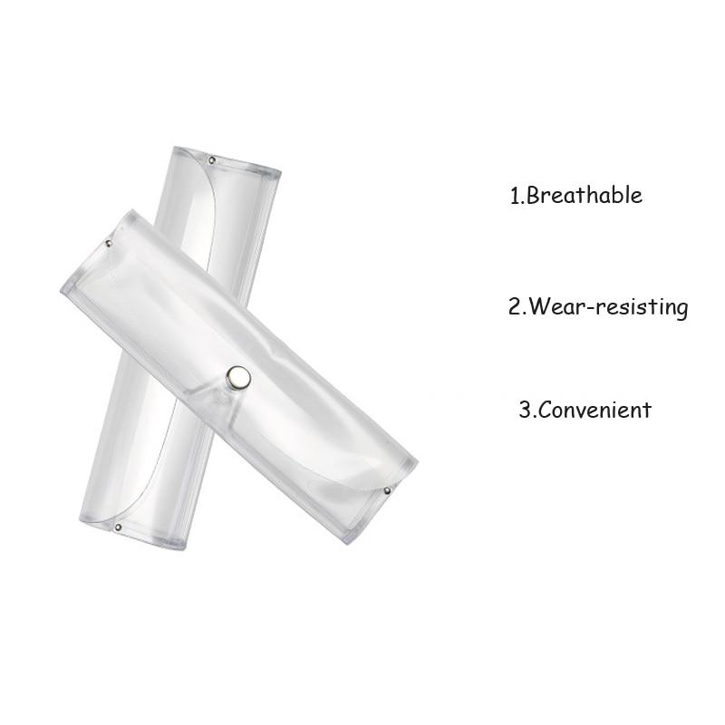 Transparent PVC Glasses Box Protector Case Carry Box Eyewear Accessoires Ultralight