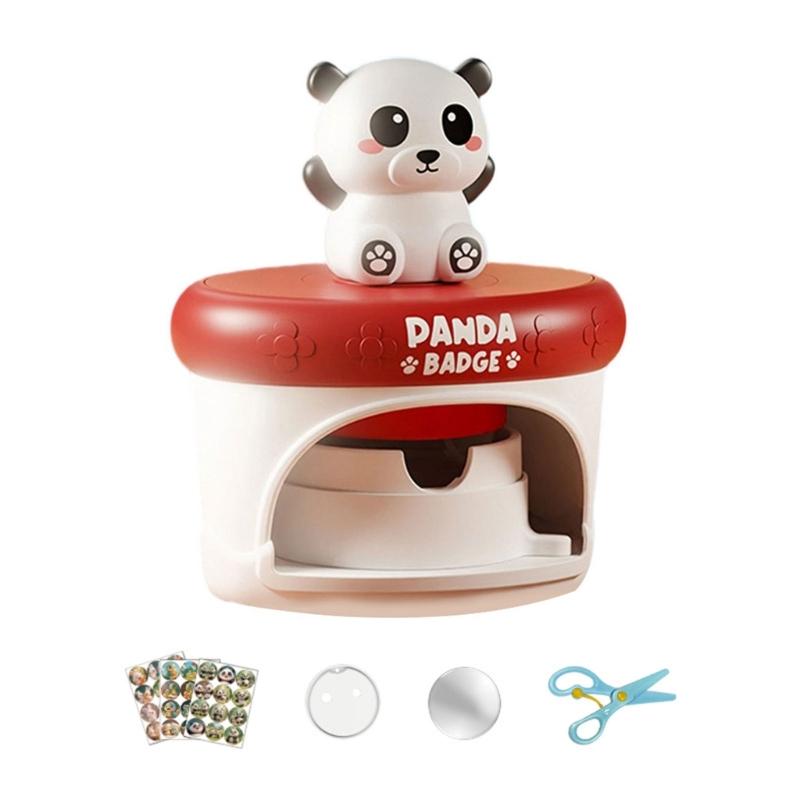 Kituri Artizanale pentru Copii Mașină de Făcut Insigne Plastic Sigur Mașină de Presat Insigne Jucărie Pentru Copii Proiect Artizanal Educativ Timpuriu Jucărie