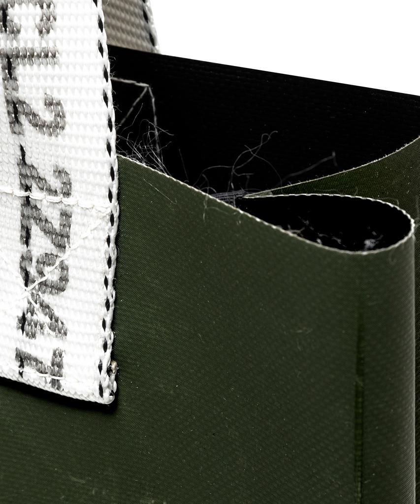 Kaneitei Ratchet Bar Vertical Tote Bag (Olive Drab) / Upcycled