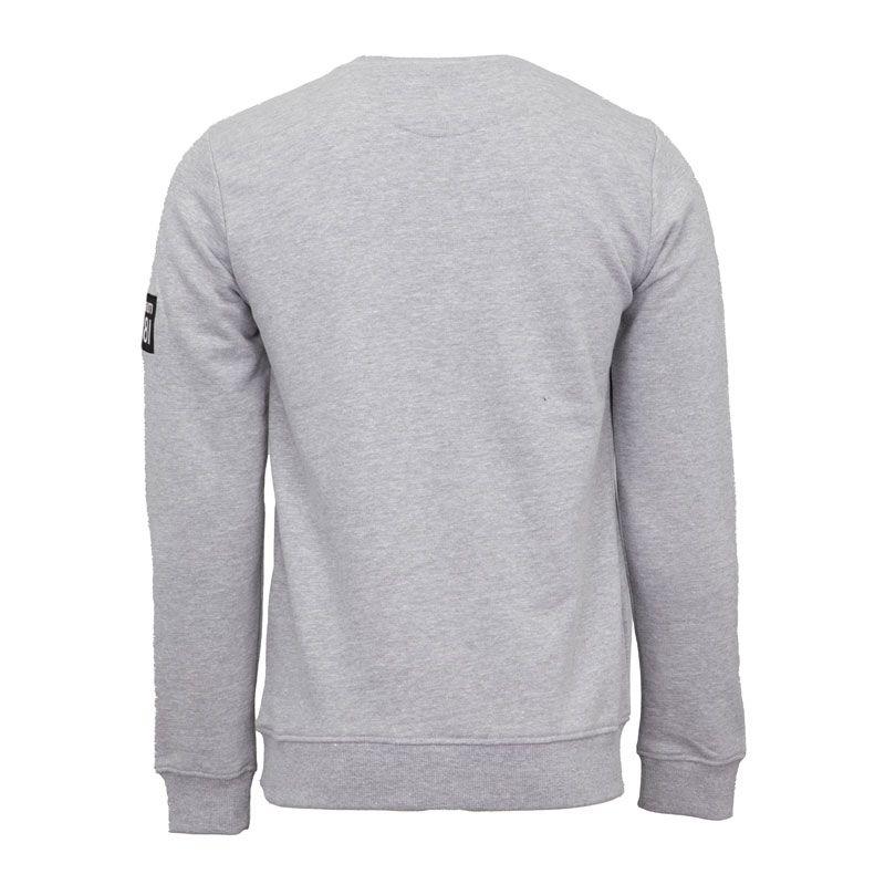 Sweat col rond tirreno coton avec patch brodé Homme CERRUTI