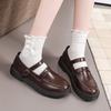 Lolita Schuhe Damen Japanische Mary Jane Schuhe Damen Vintage Mädchen Studenten Jk Uniform High Heel Plateauschuhe Cosplay