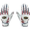 ZETT Batting Gloves Prostatus Pair White X Red (1164) M