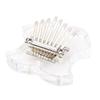 Thumb Piano Crystal Mini Portable Fruit Mbira Music Instrument for Beginners 8 Keys