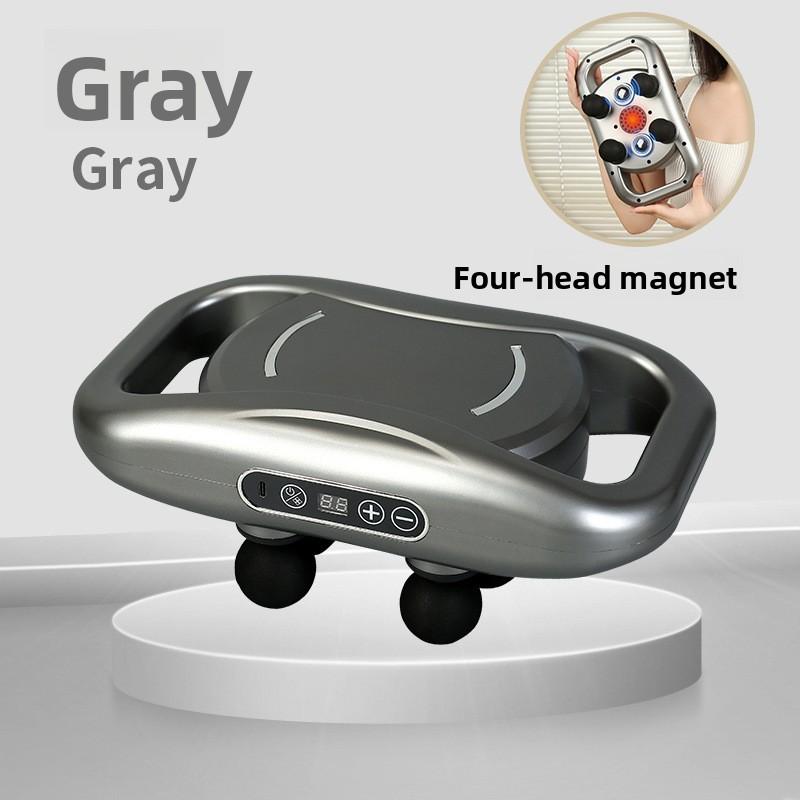 Neue Faszienpistole Vier Köpfe Sechs Köpfe Muskelentspannungsmassagegerät Sonderklasse Muskelpistole Bodybuilding Multifunktionale Nackenpistole