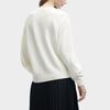 Fila Embroidered Animal Pattern Casual Long Sleeve Knit Top Women Tops Light-Beige F11W348409F-IV