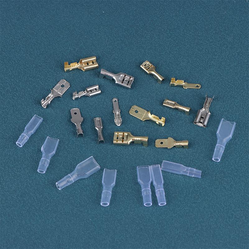 120/270/315Pcs 2.8/4.8/6.3Mm Spade Crimp Terminals Male Female Wire Connector Electrical Terminals Assorted Kit