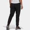 Adidas Elastic Waist Regular Fit Mid-Rise Sports Pants Women Bottoms Black HD9622