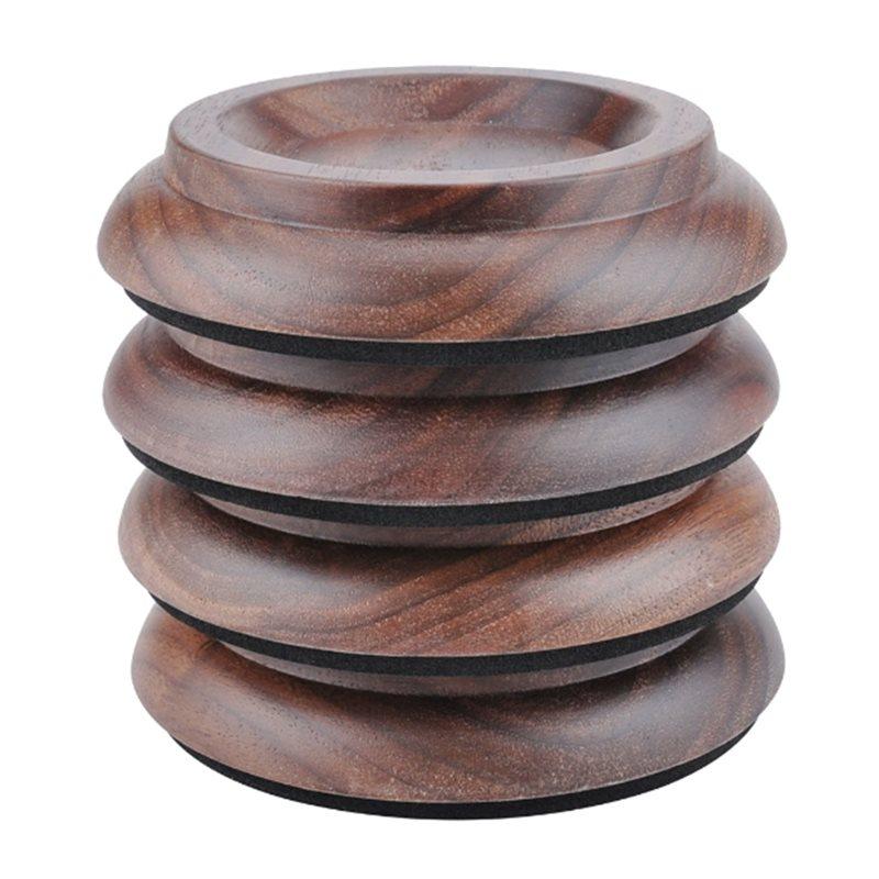 Good-Piano Caster Cups Furniture Pads Upright Piano Caster Cups Wood Coasters Cups Floor Protectors For Furniture 4Pcs