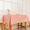 Melancheck Peach Pink Waterproof Tablecloth