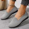 Women Flat Toe Knitted Ladies Office Shoes Comfortable Formal Shoes for Woman Female Ballet Flats Designer Sneakers