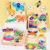 Wooden Childrens 3d Puzzle Board With Educational Benefits For Early Learning Play