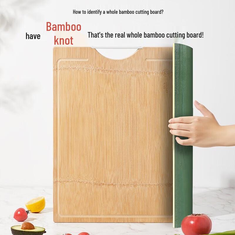 Двусторонняя разделочная доска COOKER KING из натурального бамбука