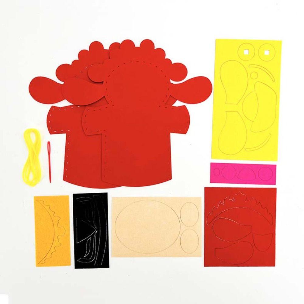 The God of Wealth New Year Hand Puppets Cartoon Festive Hand Puppets  Children Toys