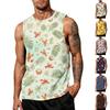 Men's Casual Sleeveless Tank Top Lightweight Basic Muscle Shirt Summer Beachwear Breathable Fabric Comfortable Fit
