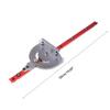 High Abrasion Resistance Table Saw Ruler Carpentry for w/ 400mm Fence and Stop Mitre Gauge Aluminum Alloy Woodworking To
