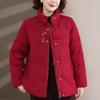 Plus Size Middle Age Women's Winter Down Jackets Thick Warm Embroidery Down Coats Woman Outerwears