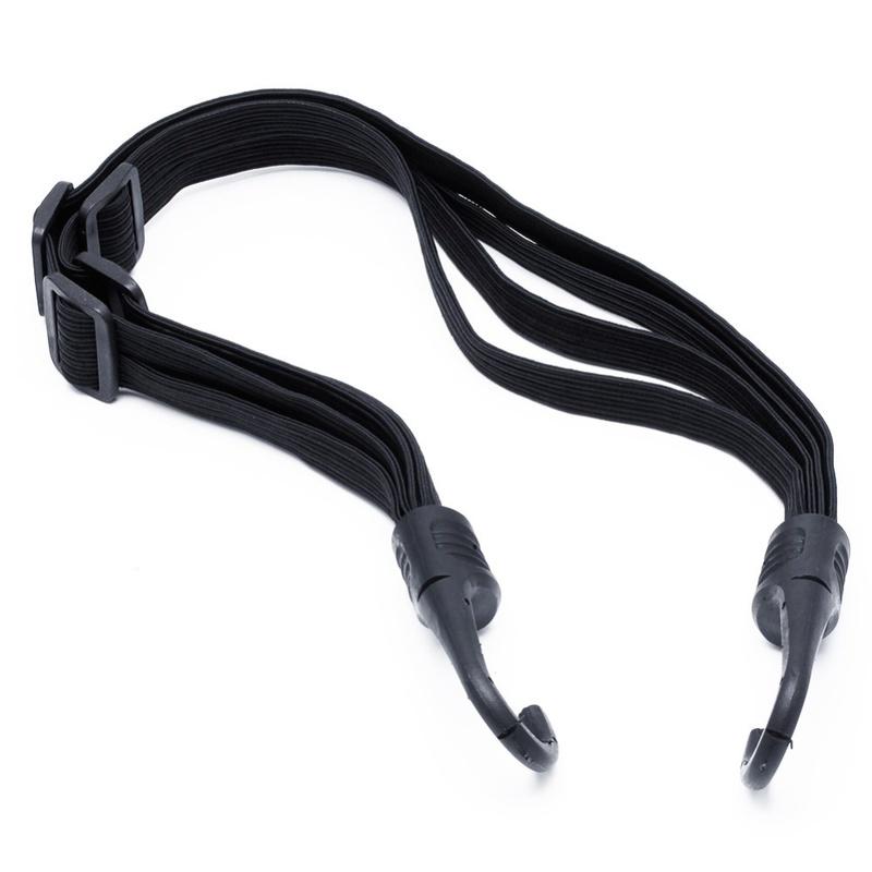 1PC Motorcycle Flexible Retractable Helmet Luggage Elastic Rope Strap with 2 Hooks