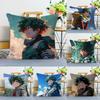 Anime M-Midoriya-Izuku Pillow Cover For Bedroom Room And Living Room Sofa Decorative Cushion Cover