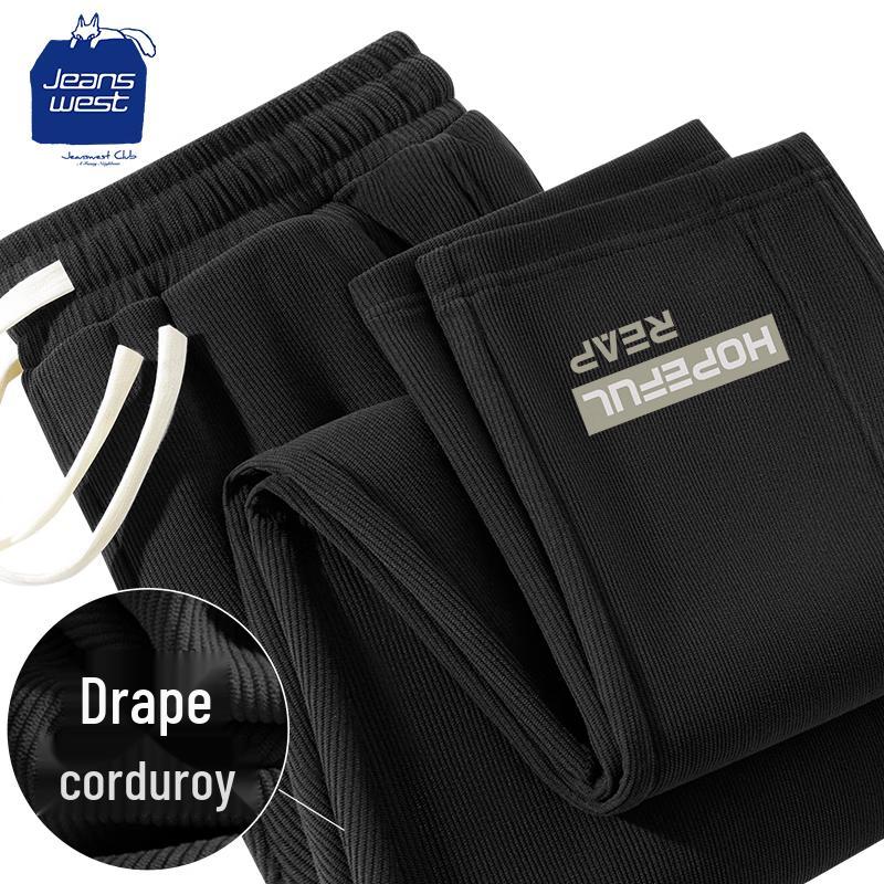 

JEANSWEST CLUB Men s Spring/Autumn Corduroy Casual Pants 2XL