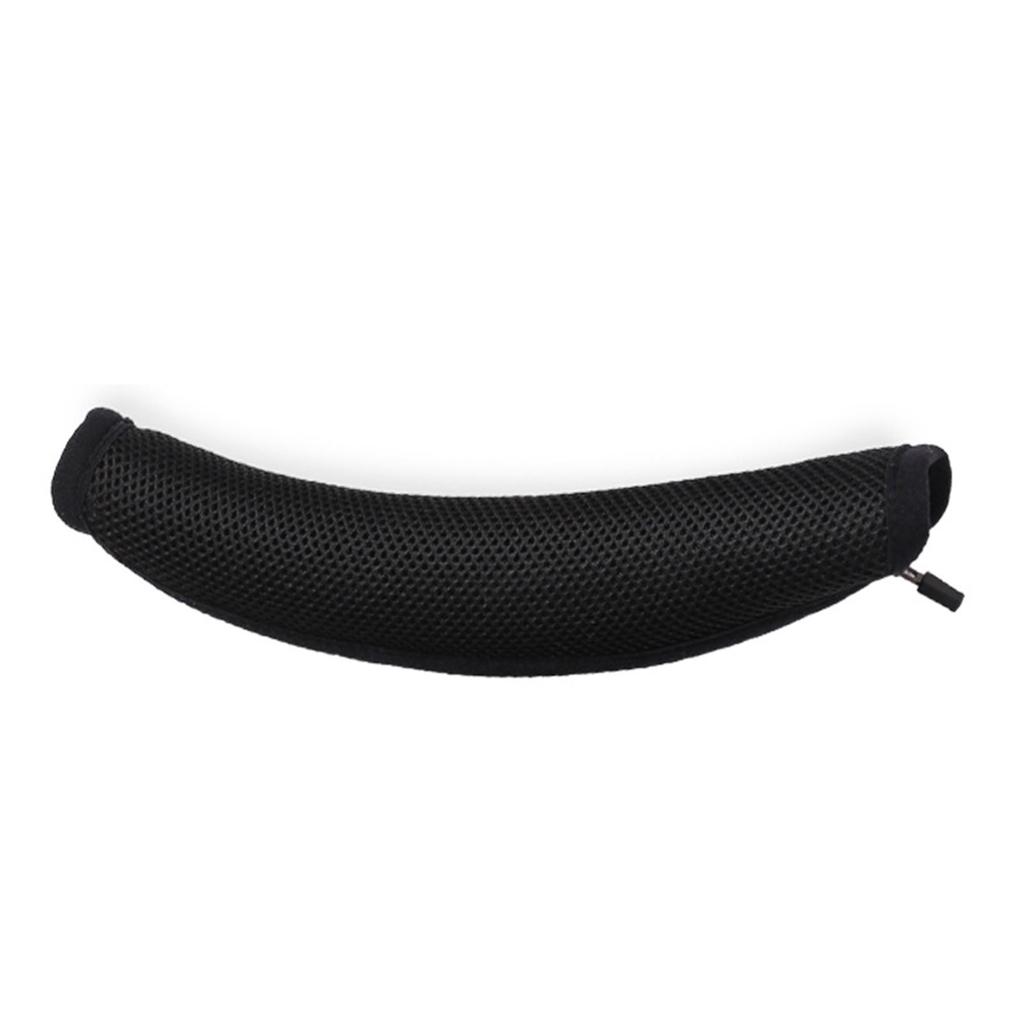 Nylon Mesh Headphone Headband Cover Replacement Headband Sleeve with Zipper Washable for HyperX Cloud III Headset