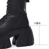 Fashion 2025 New Women Super High 10cm Shoes Woman Thick-Soled British Style Punk Fashion Platform Thigh High Boots Chunky Heel Pumps