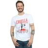 Disney Mens Cruella De Vil Dalmatians T-Shirt